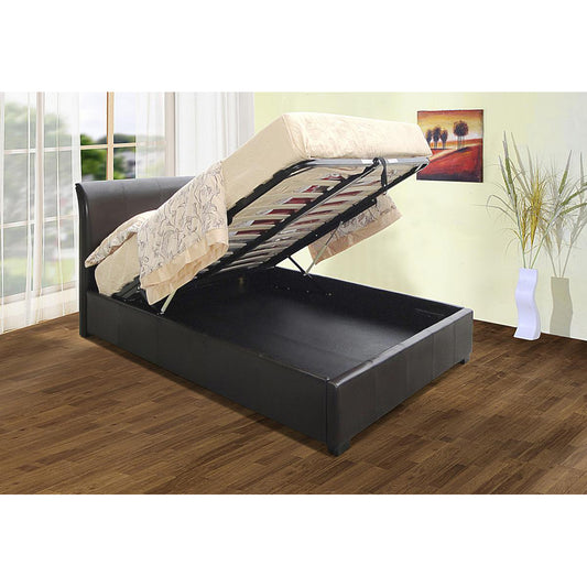 Savona Storage PU Single Bed