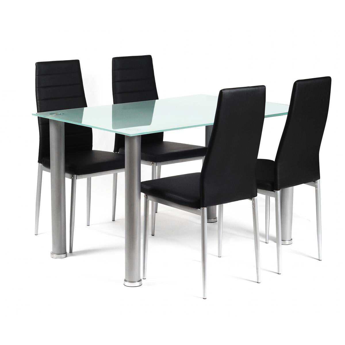 Tatum Frost Dining Table Silver