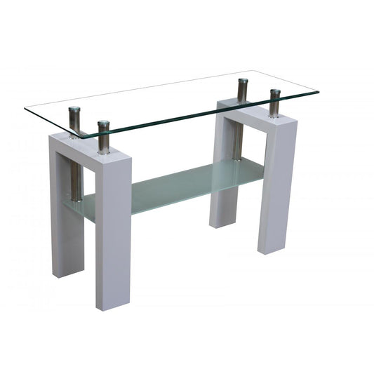 Telford Console Table High Gloss White