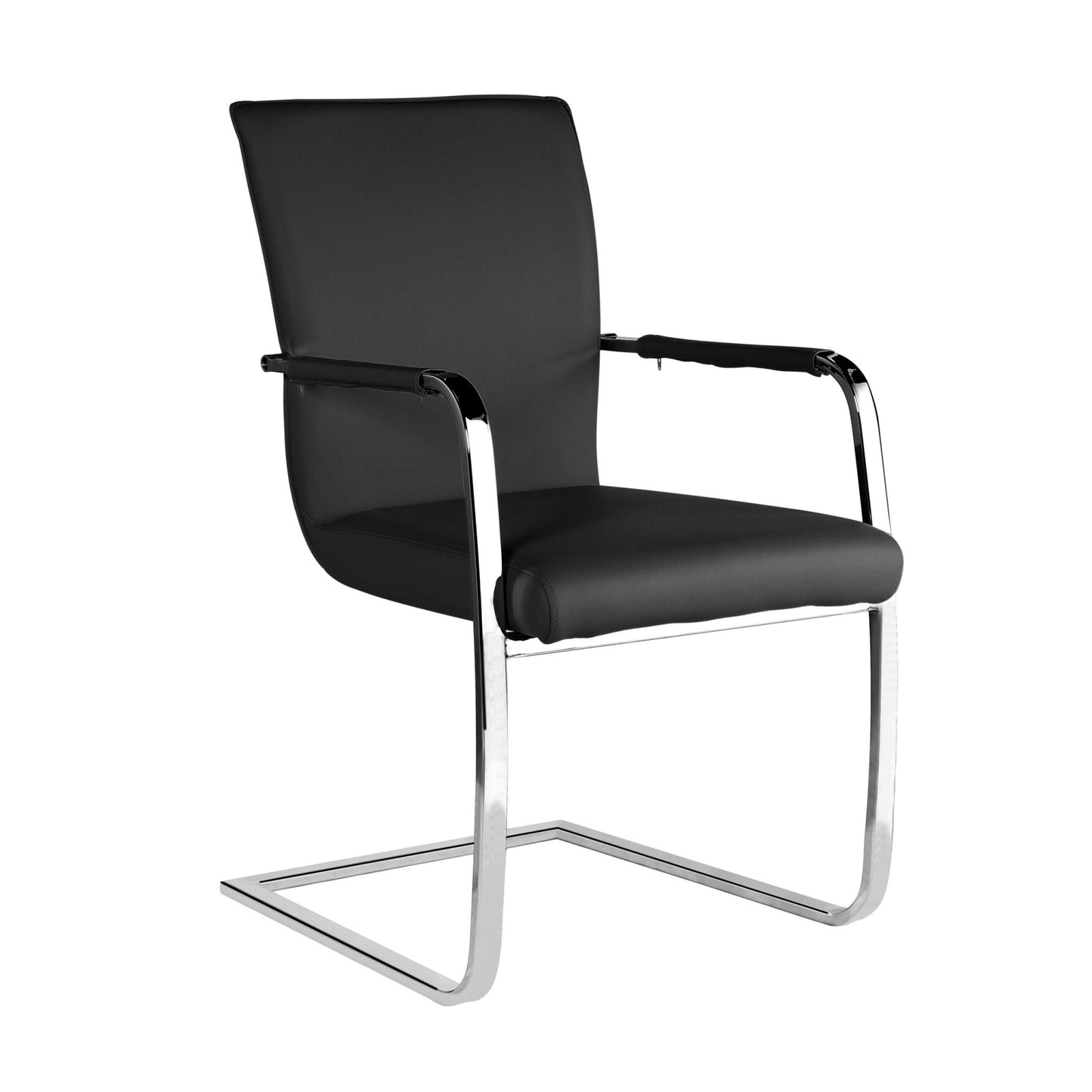 Una PU Arm Chairs Chrome (2s)