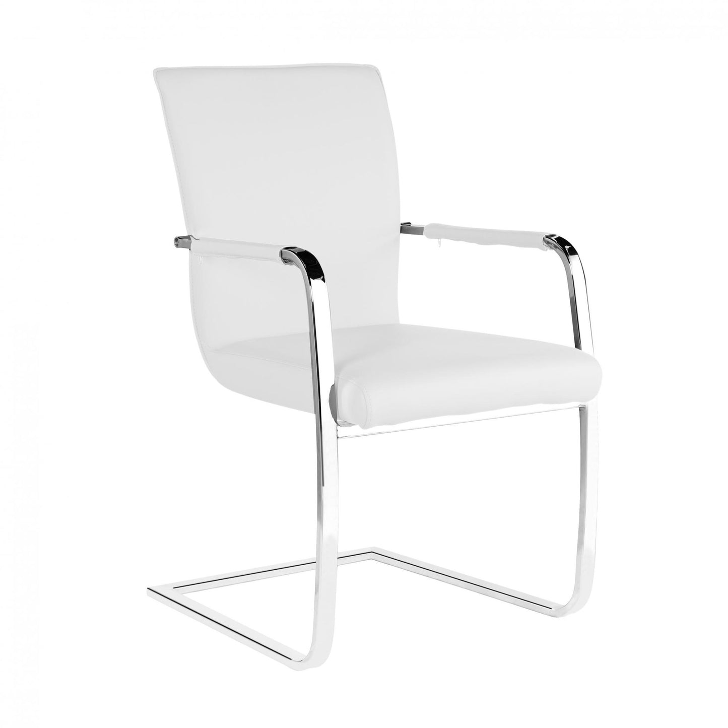 Una PU Arm Chairs Chrome (2s)