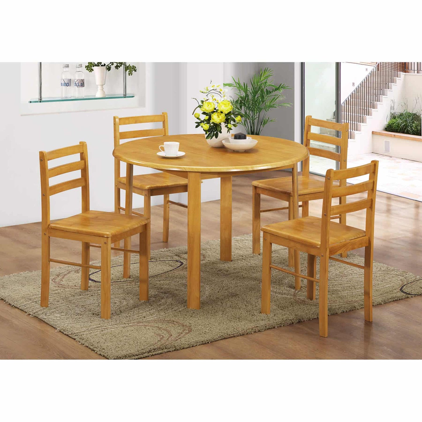 York Round Dining Table Only Natural