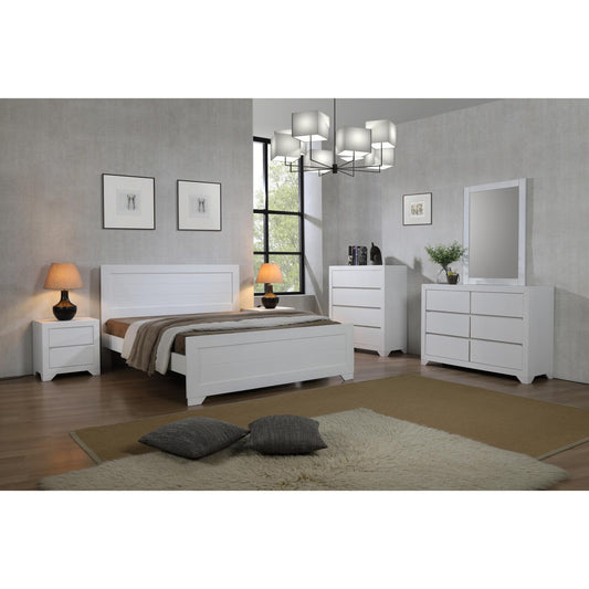 Zircon Single Bed White