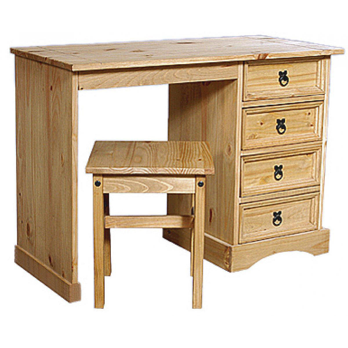 Corona Dressing Table 4 Draws & Stool