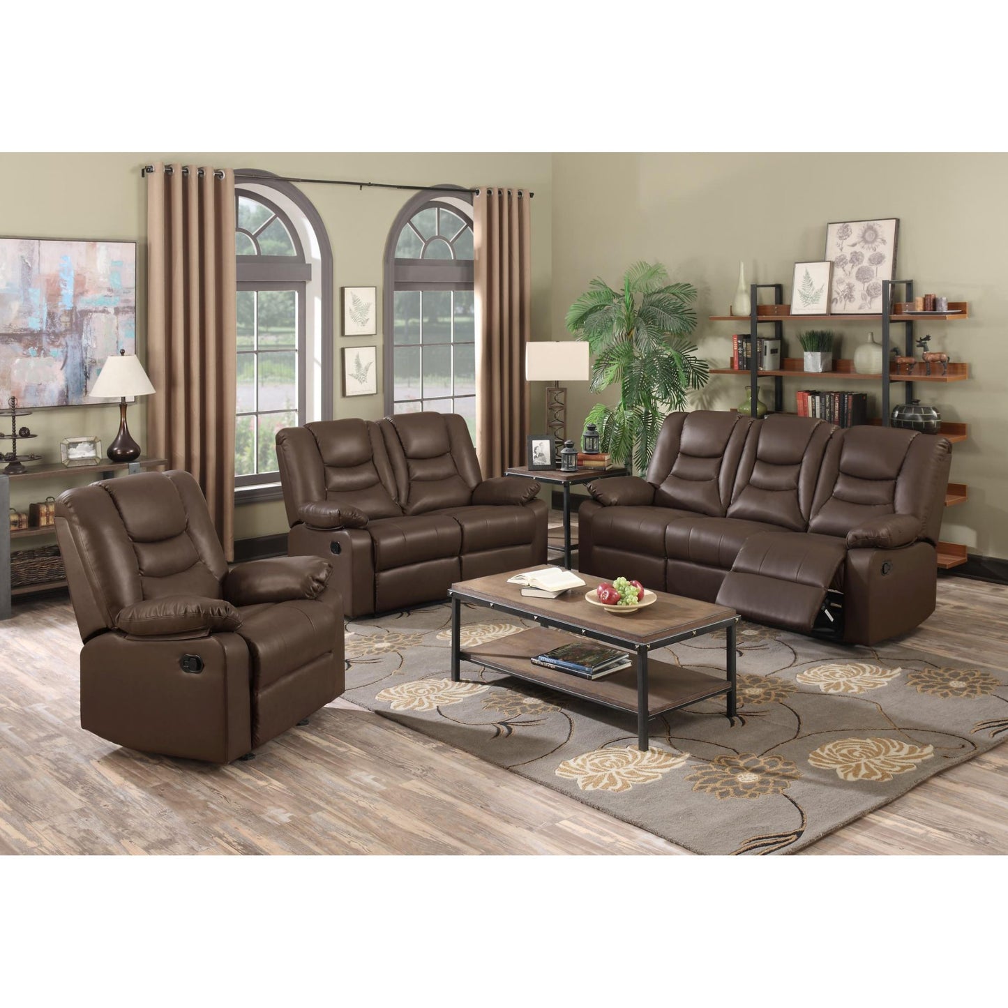 Kirk Recliner Bonded PU 2 Seater