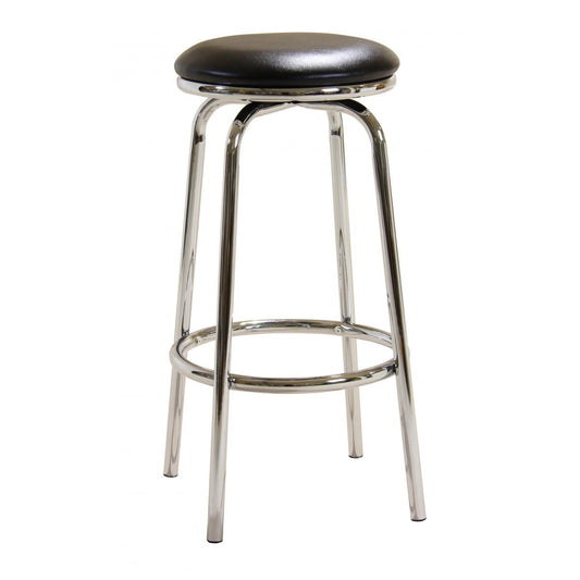 Bar Stool Chrome Swivel No Back BM-010P