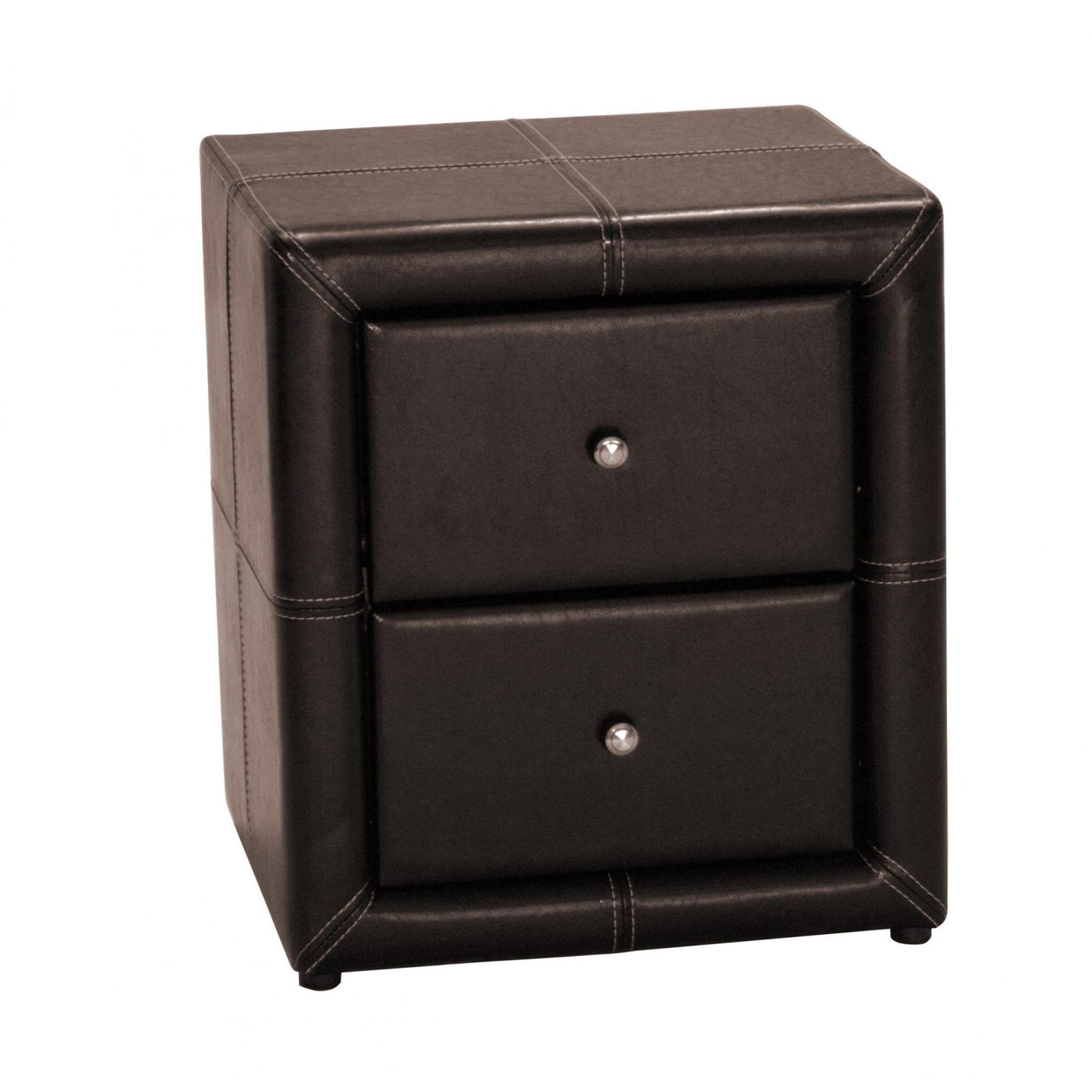 Odessa Nightstand 2 Drawer PU