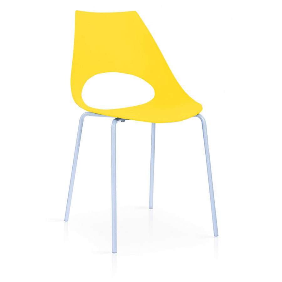 Orchard Plastic (PP) Chairs with Metal Legs Chrome